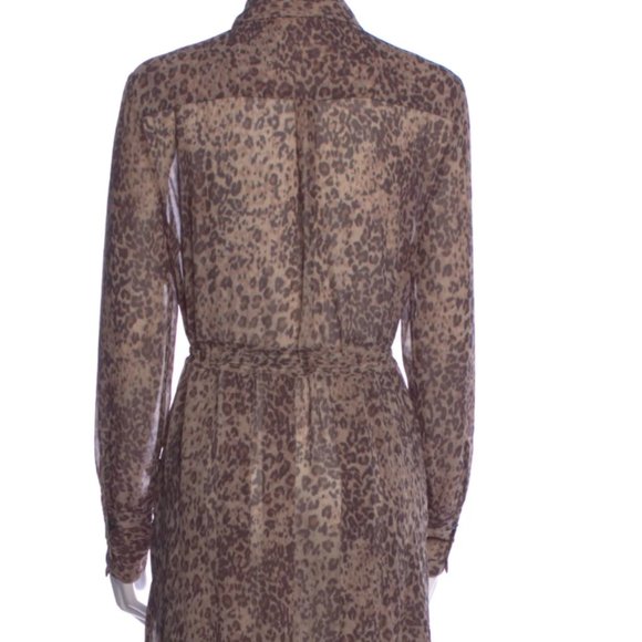 All Saints Cheetah Midi Dress - Picture 3 of 4